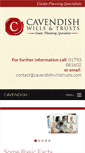 Mobile Screenshot of cavendishwillstrusts.com